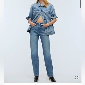 Madewell The '90s Straight Jean rondell wash - 26